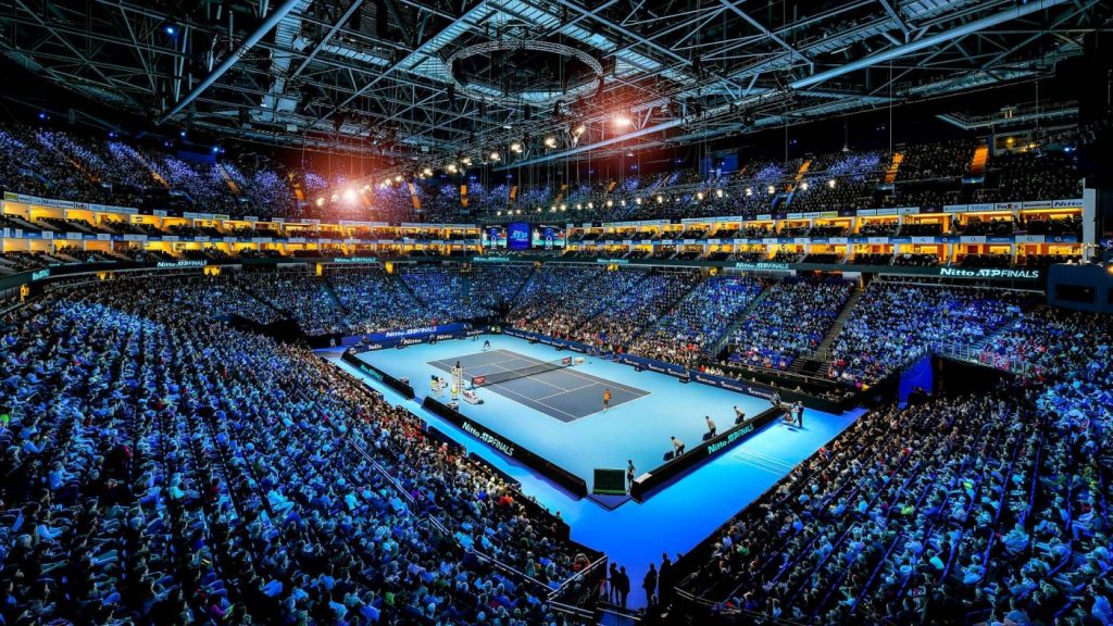 ورزشگاه O2 لندن، از سال 2009 تا 2020 میزبان مسابقات پایان فصل تنیس بود