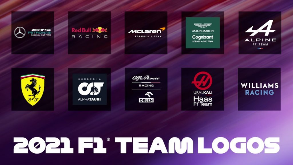 تیم های فعلی حاضر در F1