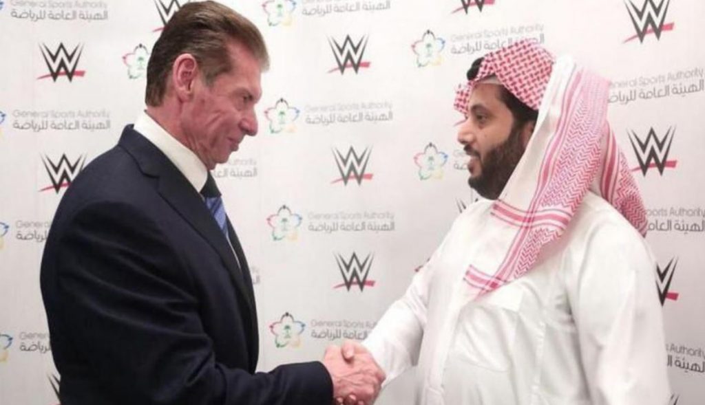 کمپانی WWE با عربستان سعودی قراردادی بسته که هر سال رویدادهای خاصی در این کشور برگزار کند