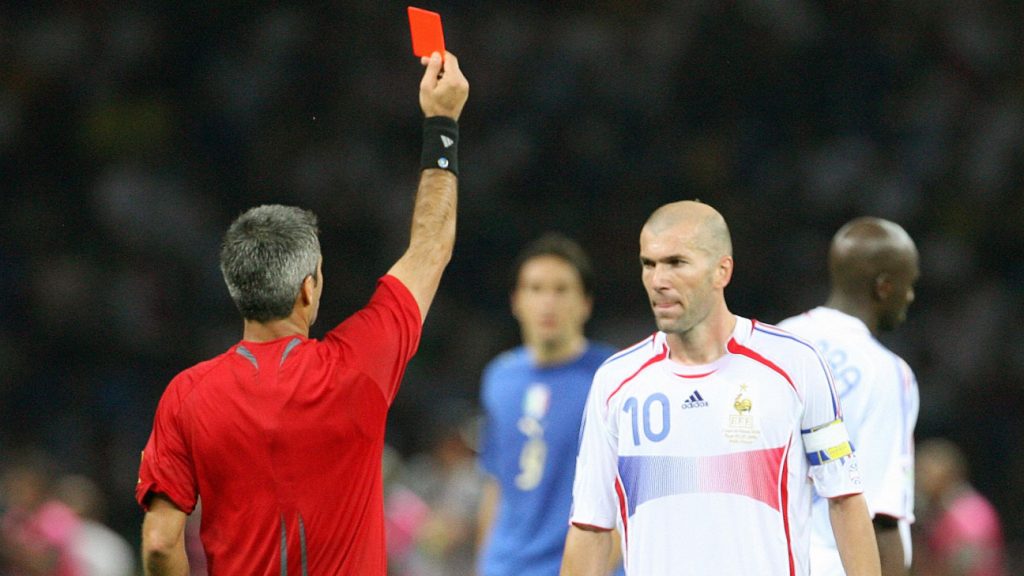 حتی اخراج در فینال جام جهانی 2006 نیز نتوانست چهره زیدان را لکه دار کند