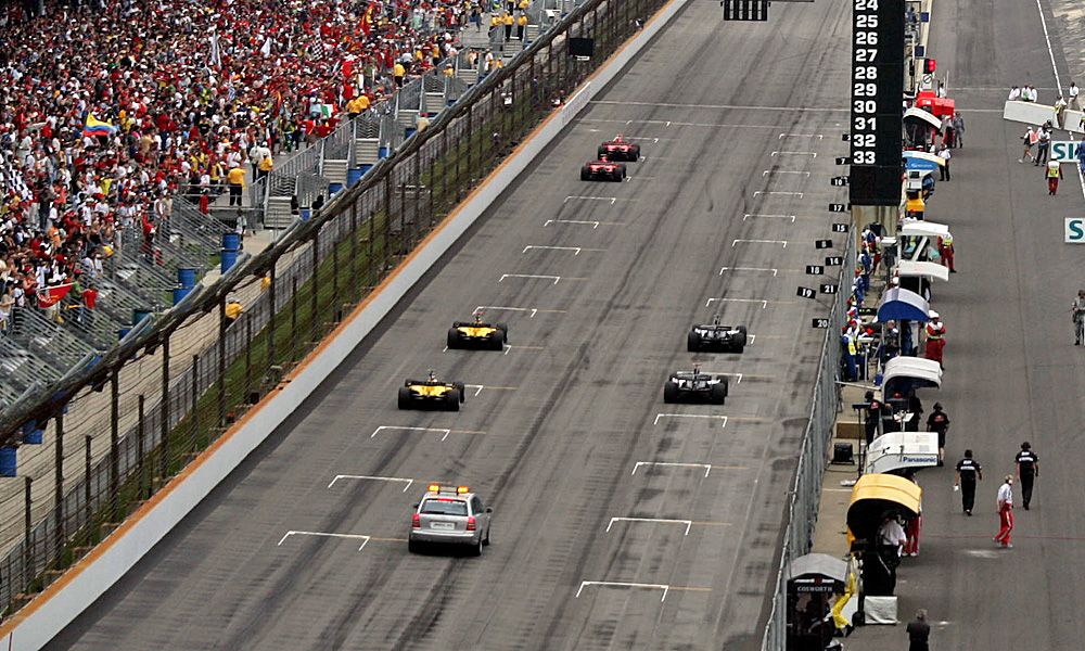 در گرندپری آمریکا 2005، تنها 6 ماشین مسابقه را شروع کردند!