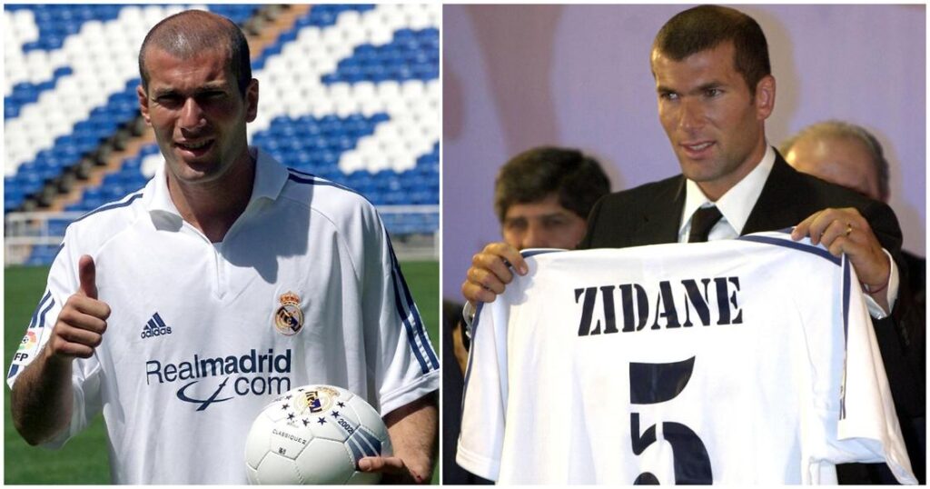 انتقال زین الدین زیدان از یوونتوس به رئال مادرید، به مدت 8 سال گران ترین انتقال تاریخ فوتبال بود