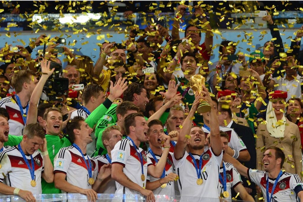 آلمان با 8 حضور در فینال جام جهانی فوتبال، رکورددار است