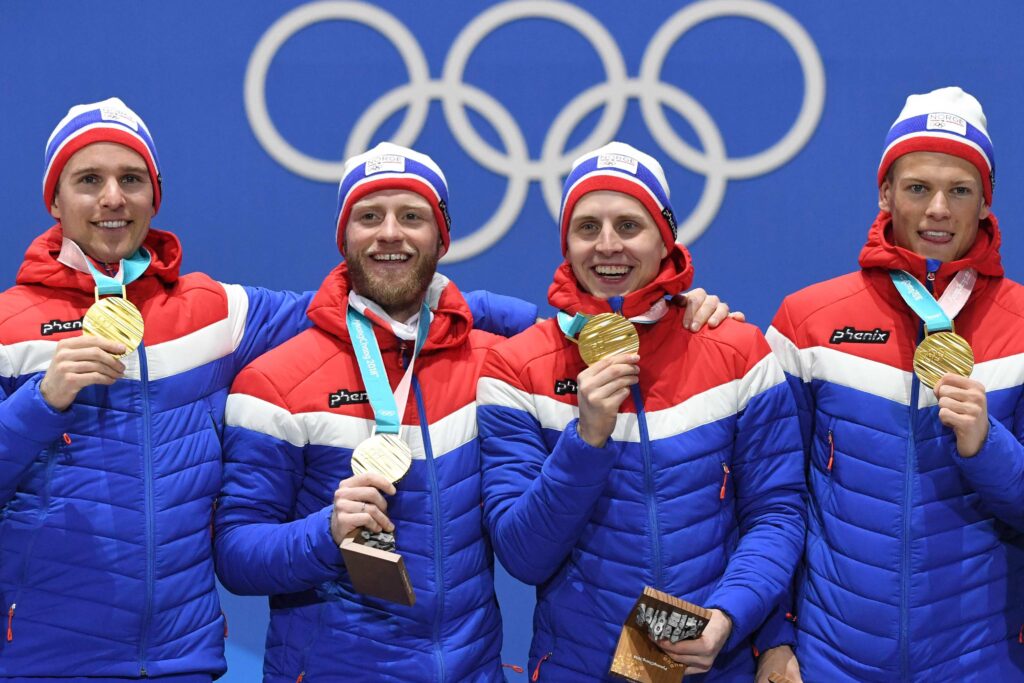 نروژ در 9 دوره المپیک زمستانی به قهرمانی رسیده که یک رکورد است
